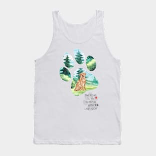 Pawprint Labrador Tank Top